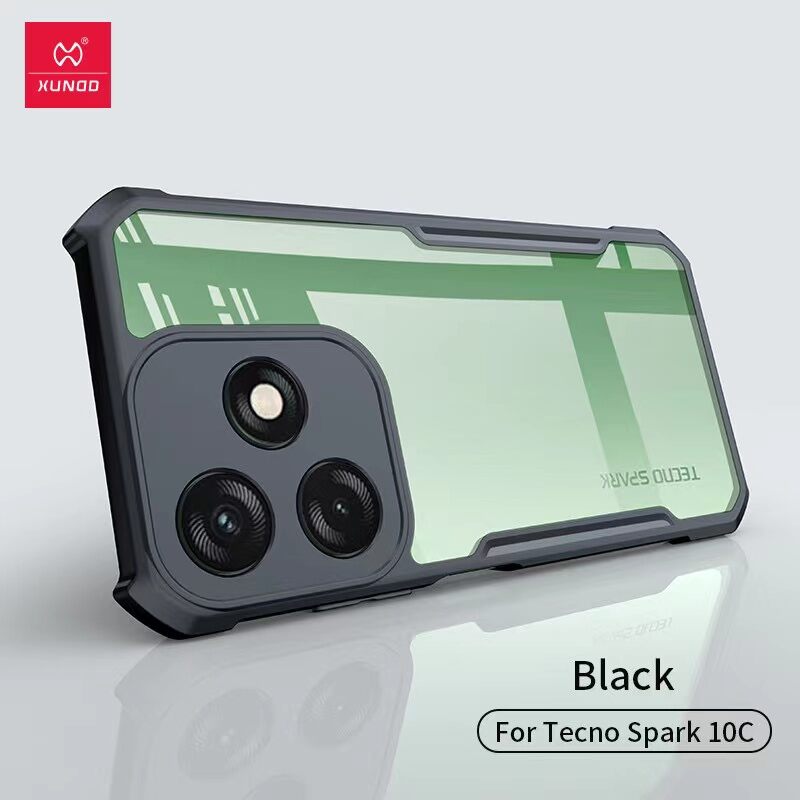 Tecno Spark 10c / Tecno Spark 10 Back Cover ShockProof Airbinger Longlasting Clear Transparent Hard Case With Camera Bump Protection Tecno Spark 10c / Spark 10 Case & Cover Price in Bangladesh - Mobile.com.bd