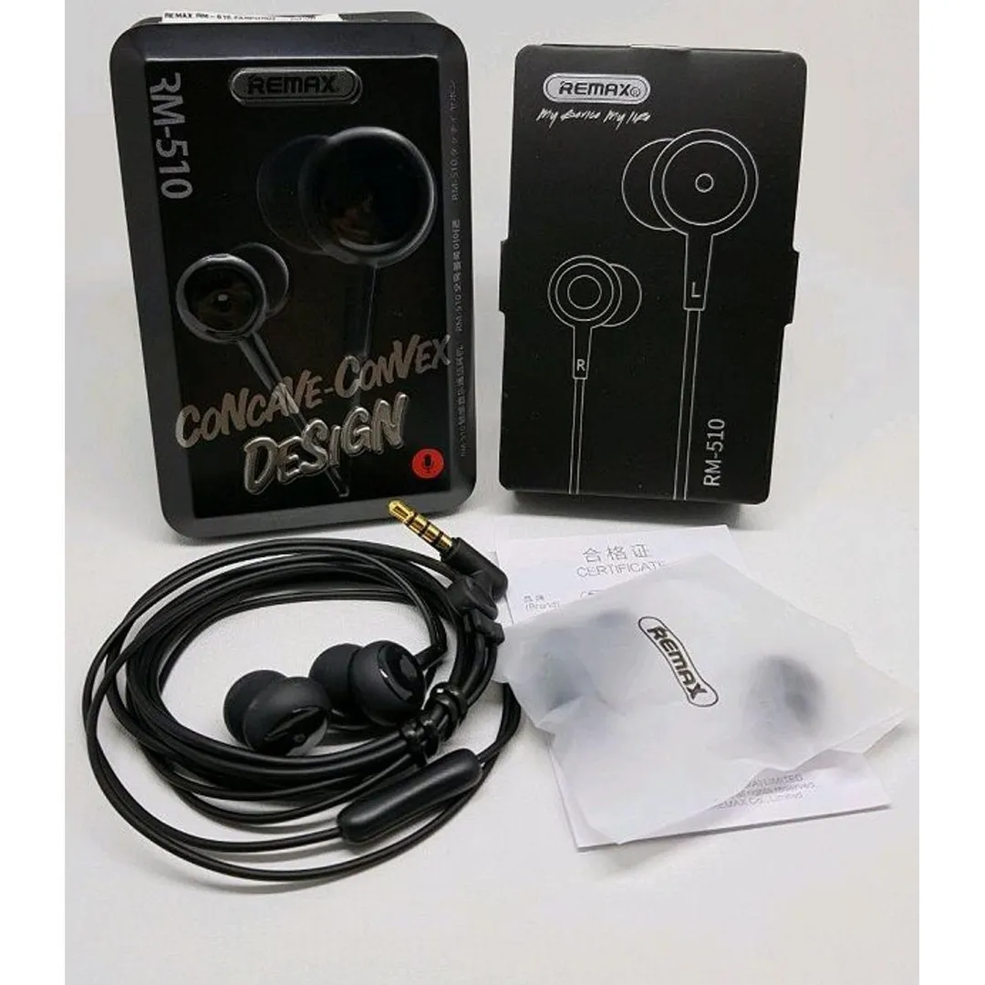 REMAX RM 510 Wired Earphone - Headphone