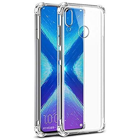 For honor 8x Premium Silicone Case Crystal Clear Soft TPU Ultra-Thin Transparent Flexible Protective Mobile Phone Back Cover
