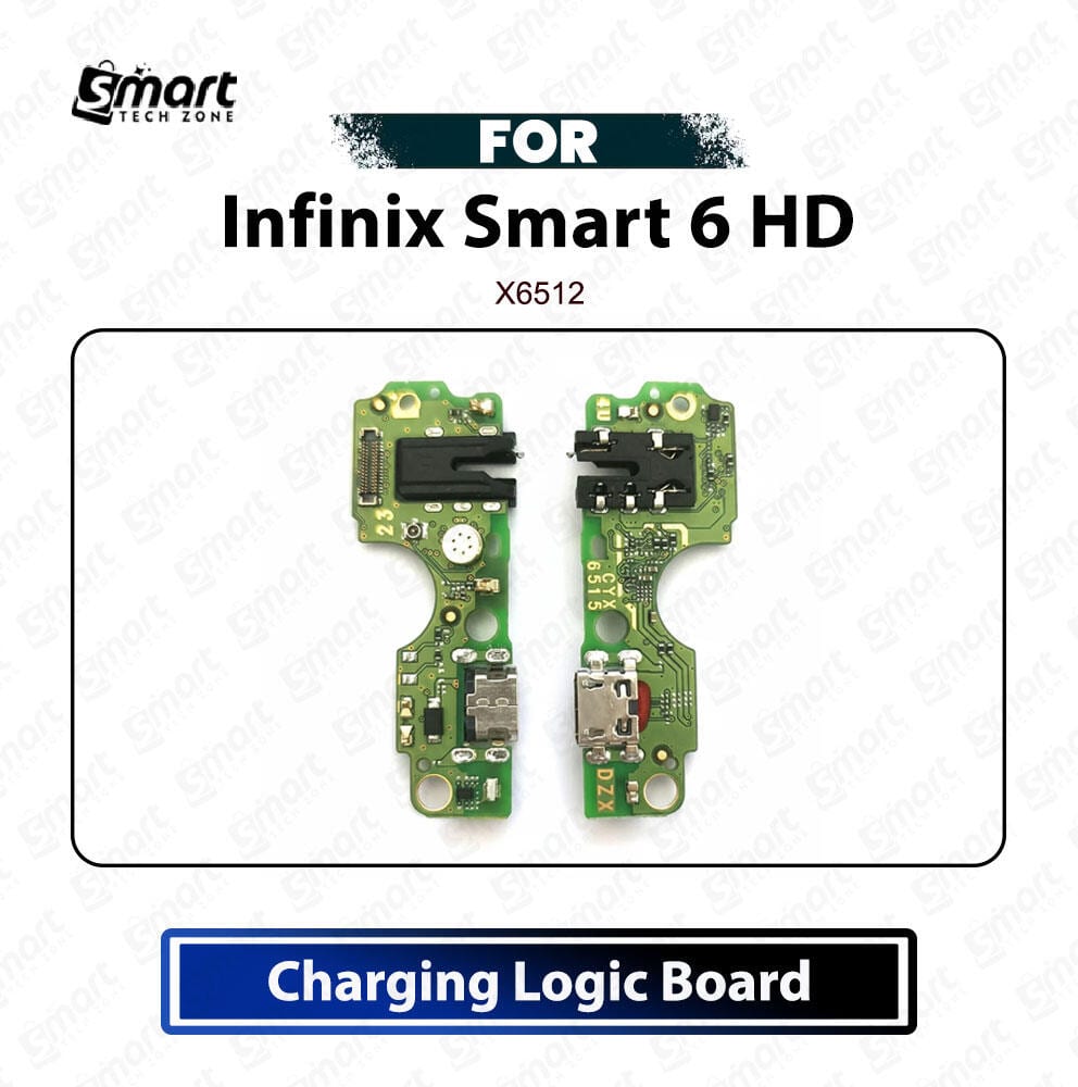 Infinix Smart 6 HD Charging Logic Board Charging Port USB Plug PCB Dock Connector Replacement Spare Repair Part For X6512 Price in Bangladesh - Mobile.com.bd