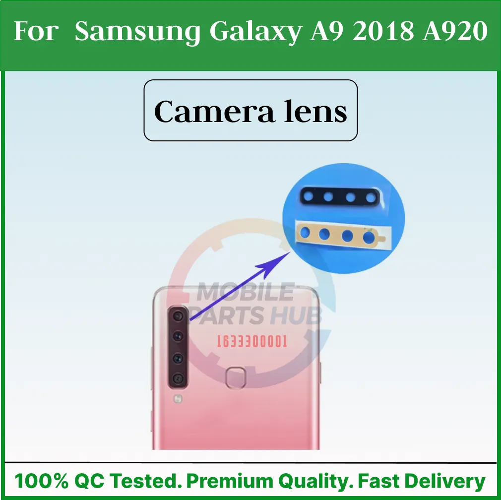 For Samsung Galaxy A9 2018 A920 Main Camera Glass Lens Frame Replacement Part (Not Tempered Camera Glass Protector) - Price in Bangladesh