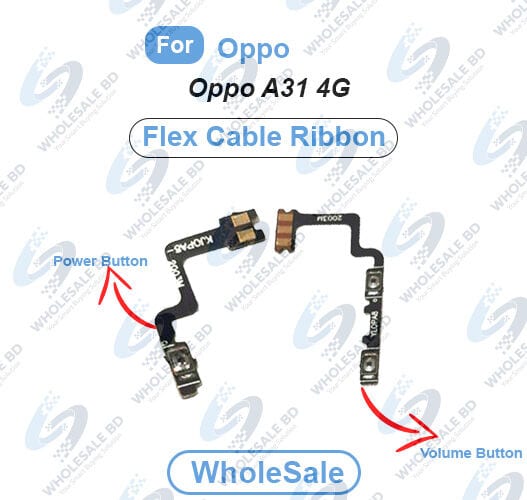 Oppo A31 4G Power On/Off Switch Button Side Volume Up Down Buttons Flex Cable Replacement Parts (Wholesale) Other Parts Price in Bangladesh - Mobile.com.bd