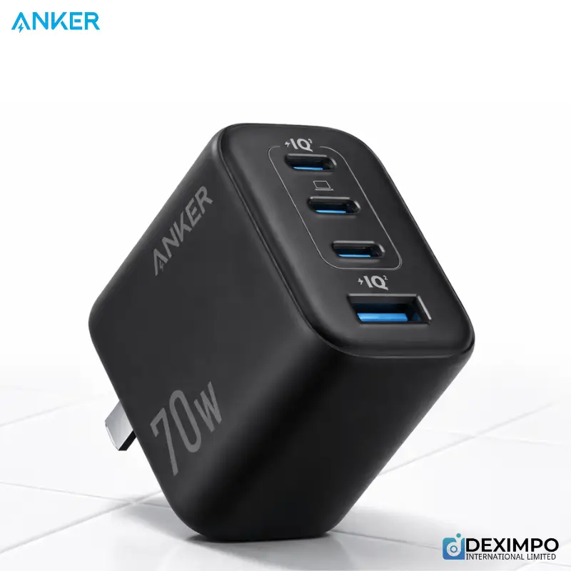Anker Zolo Charger (70W, 4-Port, PD 3.0) – GaN Fast Charging Station - Price in Bangladesh