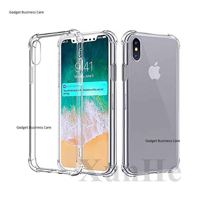 Premium Soft Back Case Cover for _iPhone_X - Transparent