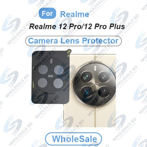 3D Camera Glass Lens Cover Tempered Glass Protector for Realme 12 Pro/12 Pro Plus Scratch Resistant, Crystal Clear, Bubble-Free Installation (Wholesale) - Price in Bangladesh