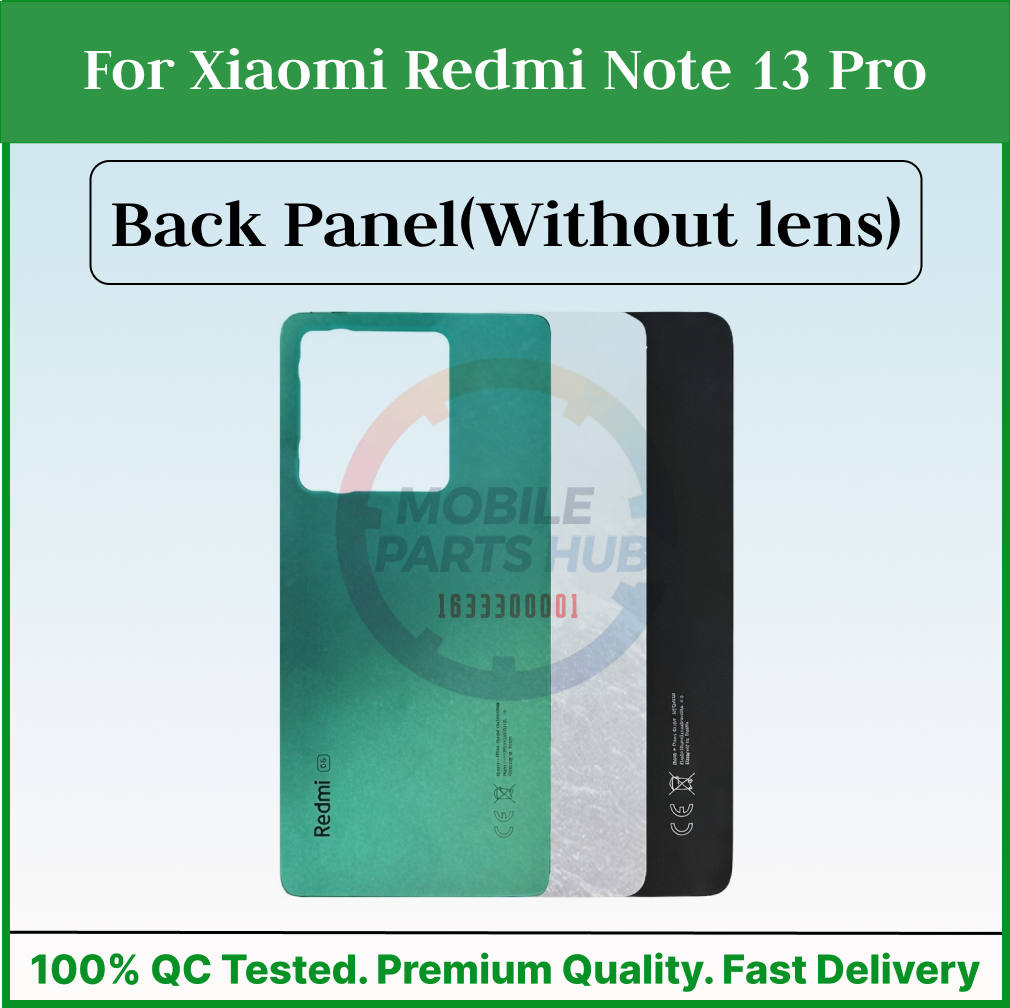 For Xiaomi Redmi Note 13 Pro Back Panel/Backshell/ Casing With Logo-All Colors Available Mobile Parts & Accessories Price in Bangladesh - Mobile.com.bd