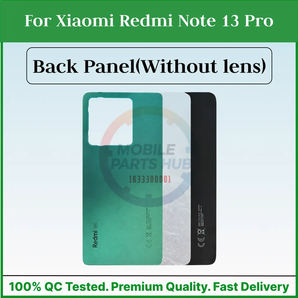 For Xiaomi Redmi Note 13 Pro Back Panel/Backshell/ Casing With Logo-All Colors Available Back Panels & Housings Price in Bangladesh - Mobile.com.bd