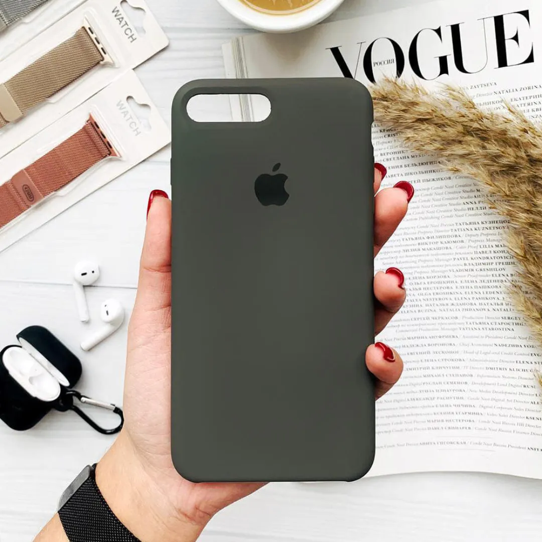 Silicone Case For Apple Iphone 7 Plus / Iphone 8 Plus / 7+ / 8+ 5.5" Phone Cases & Covers Price in Bangladesh - Mobile.com.bd