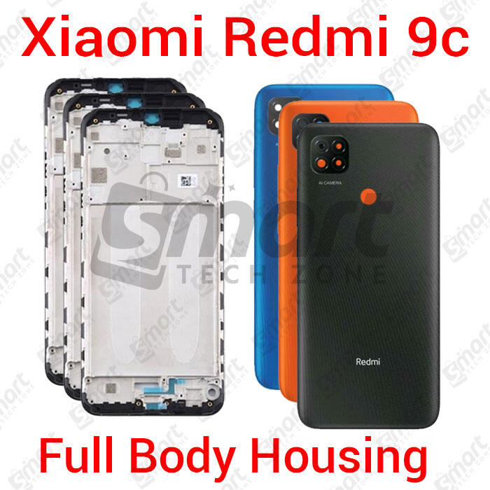 Xiaomi For Xiaomi Redmi 9c Full Body Housing With Camera Glass (LCD Frame, Side/Middle Frame, Back Panel/Backshell) Back Panels & Housings Price in Bangladesh - Mobile.com.bd