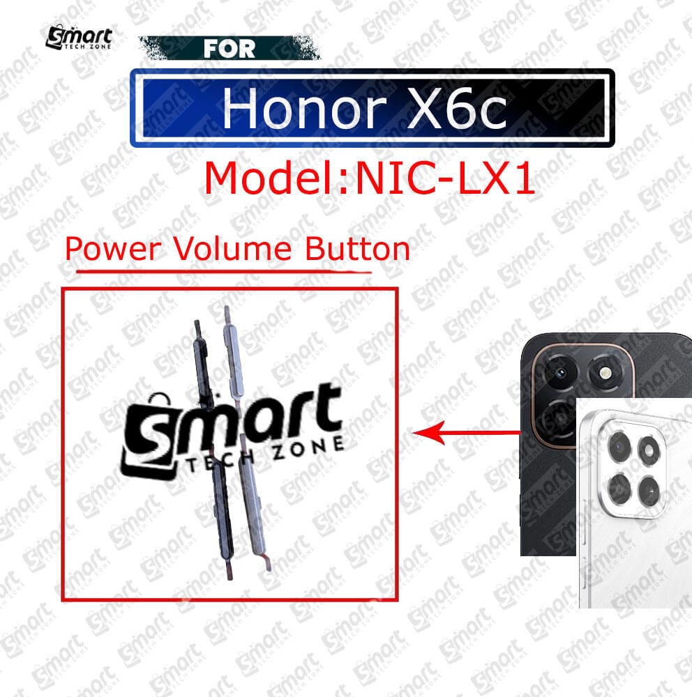 Power Volume OutSide Key Side Button For Huawei Honor X6c External Volume Button + Power ON OFF Price in Bangladesh - Mobile.com.bd