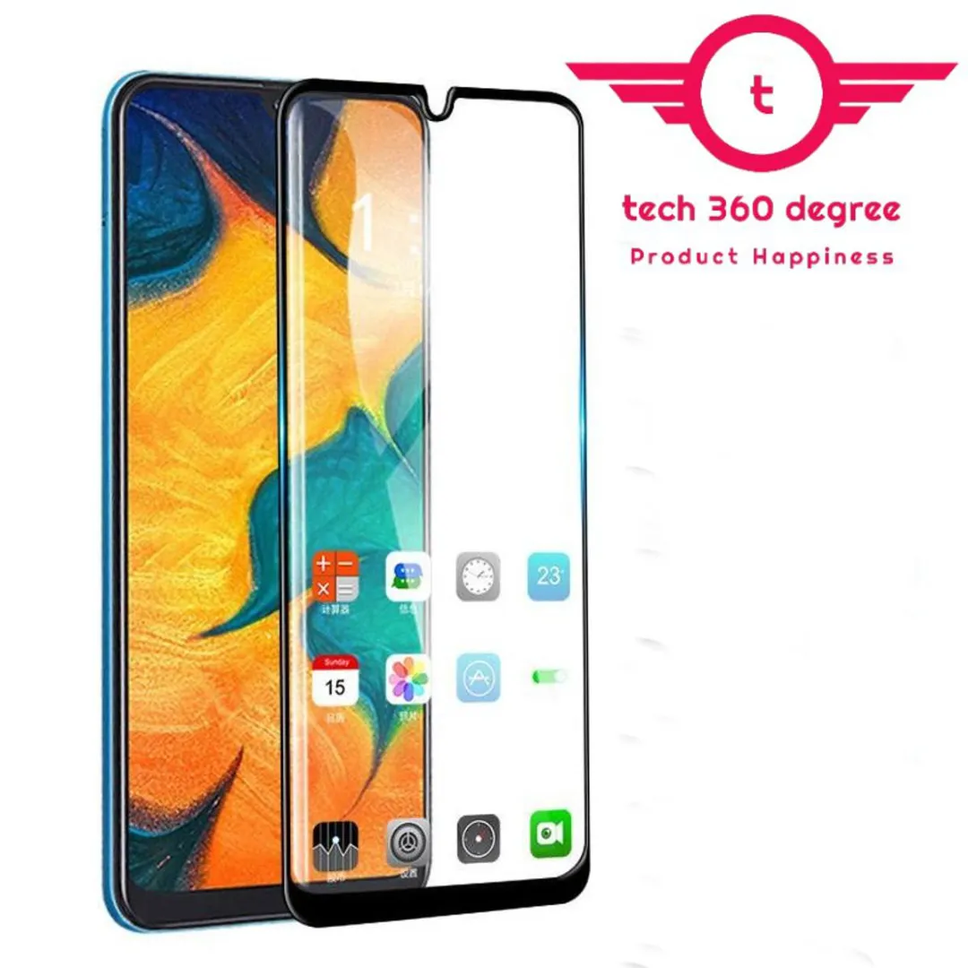 Realme 5 - Premium Full Cover Glass Hd Clear Tempered Glass Screen Protector... Phone Cases & Covers Price in Bangladesh - Mobile.com.bd