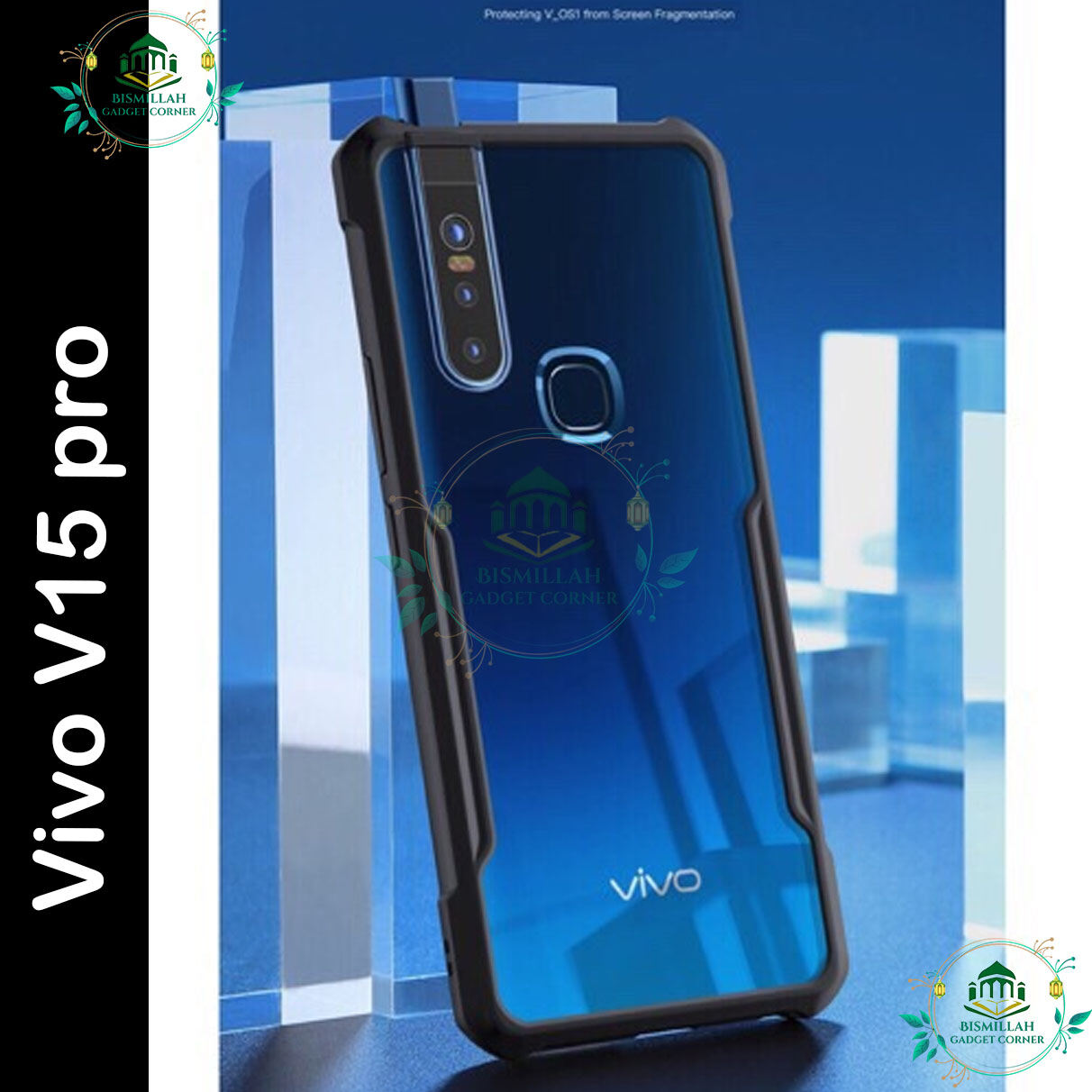 Vivo Xundd Back Cover for Vivo V15 pro Transparent Hybrid Hard PC Back Bumper Case & Cover Price in Bangladesh - Mobile.com.bd