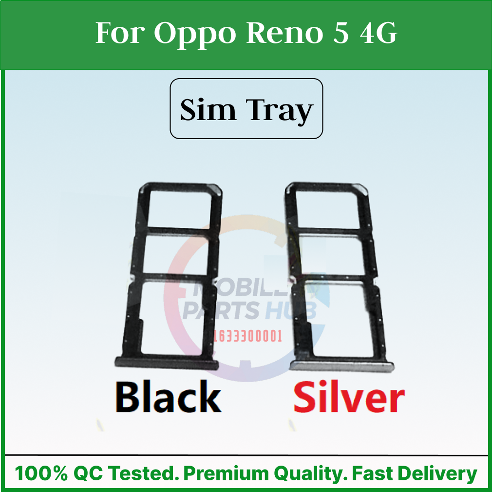 Oppo Reno 5 4G Sim Tray Micro SD Card Slot with Sim Ejector Pin Replacement Parts Mobile Parts & Accessories Price in Bangladesh - Mobile.com.bd