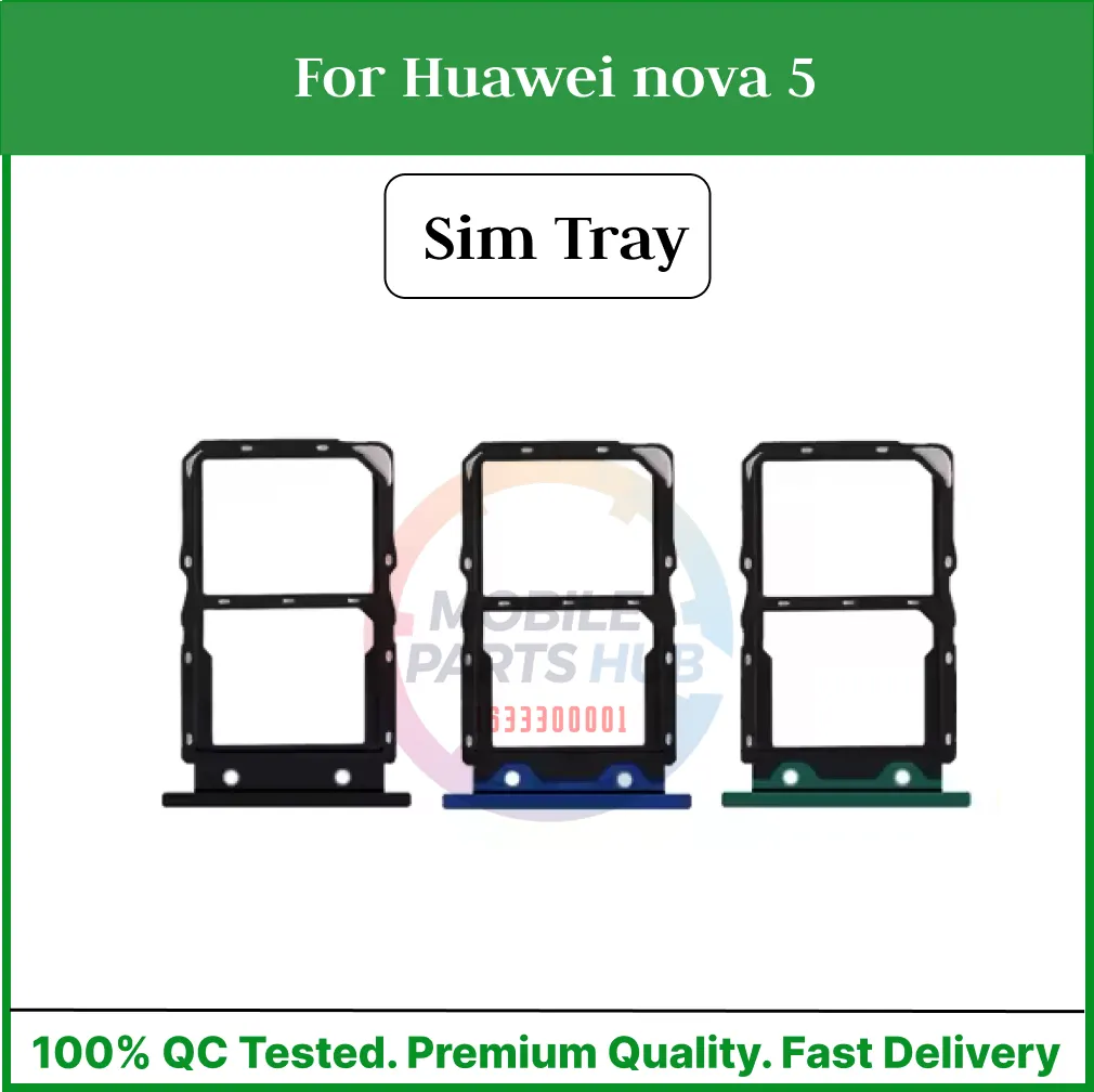 Huawei nova 5 Sim Tray Micro SD Card Slot with Sim Ejector Pin Replacement Part Sim Trays & Ejector Pins Price in Bangladesh - Mobile.com.bd
