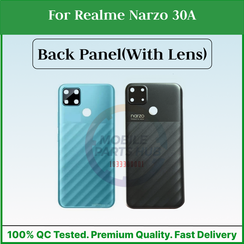 For Realme Narzo 30A Back Panel/Backshell/ Casing +Camera Lens +Side Button With Logo-All Colors Available Mobile Parts & Accessories Price in Bangladesh - Mobile.com.bd