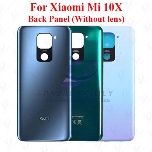 For Xiaomi Mi 10X Back Panel/Backshell/ Casing With Logo-All Colors Available Price in Bangladesh - Mobile.com.bd