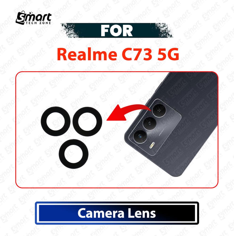 Realme C73 5G Rear Camera Glass Lens Cover - Main Back Camera Lens Replacement Repair Spare Parts - Price in Bangladesh