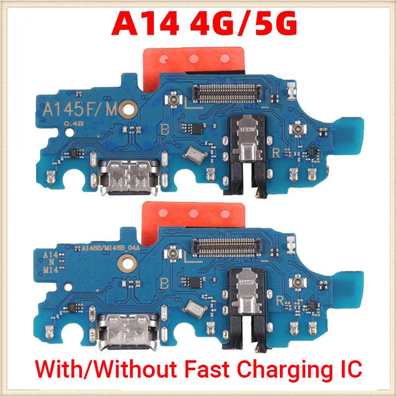 Charging Logic Board For Samsung Galaxy A14 4G 5G Charging Port For (SM-A145 SM-A146) USB Plug PCB Dock Connector Spare parts Charging Port Parts Price in Bangladesh - Mobile.com.bd