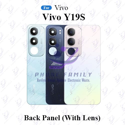 For Vivo Y19S Back Panel/Backshell/ Casing + Camera Lens With Logo-All Colors Available Price in Bangladesh - Mobile.com.bd
