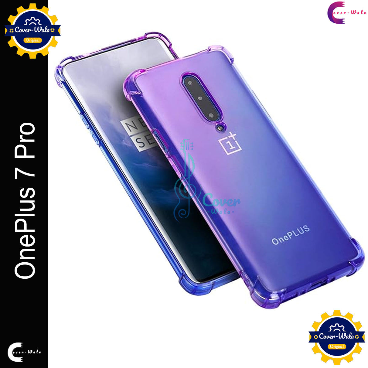 OnePlus Transparent back cover For OnePlus 7 Pro / 1+ 7 Pro Luxury transparent Protect Back Cover Soft Case Case & Cover Price in Bangladesh - Mobile.com.bd