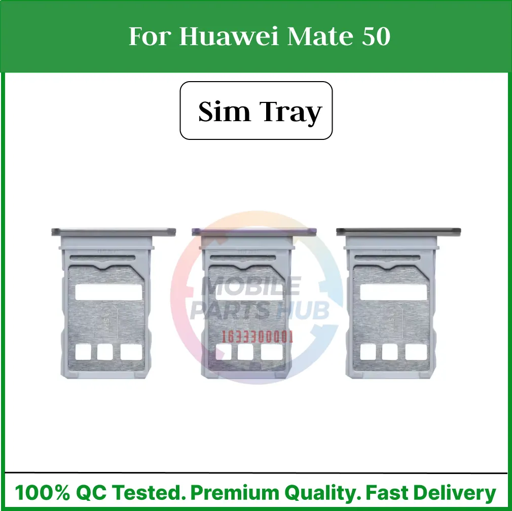Huawei Mate 50 Sim Tray Micro SD Card Slot with Sim Ejector Pin Replacement Part Sim Trays & Ejector Pins Price in Bangladesh - Mobile.com.bd