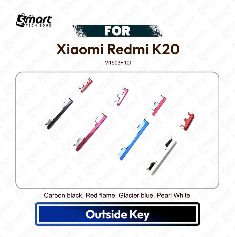 Xiaomi Redmi K20 On Off, Volume Up Down Button Side Key, Outside Key Replacement Repair Spare Part For M1903F10I - Price in Bangladesh