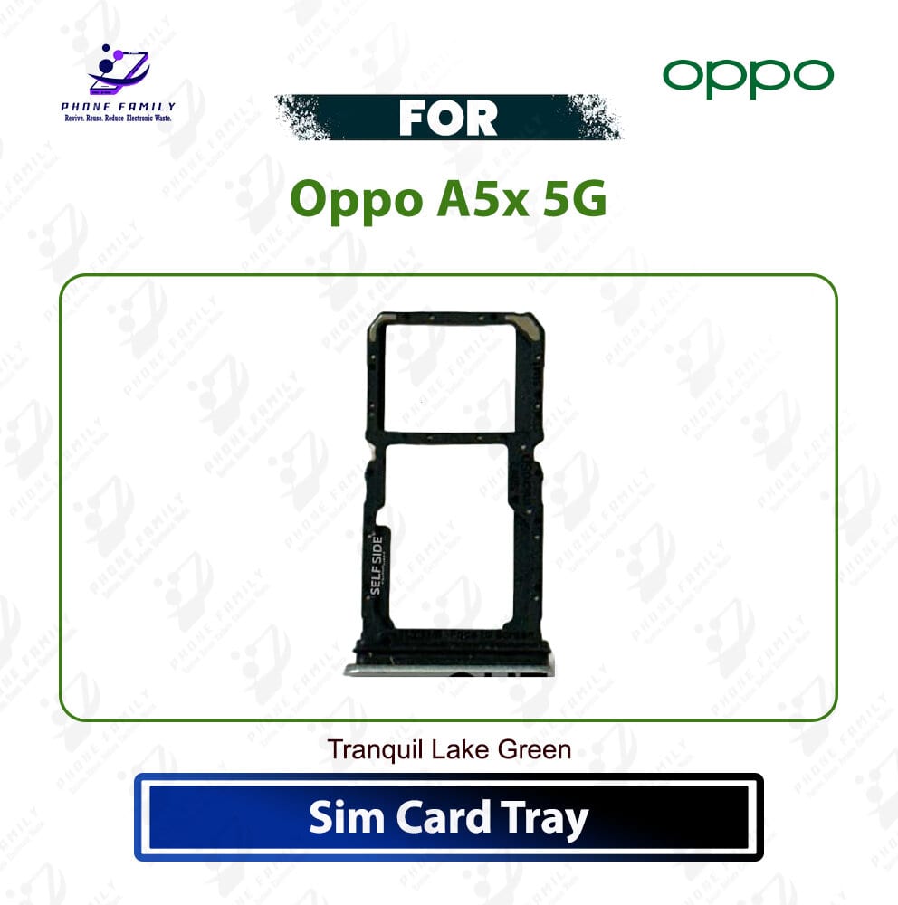 Oppo A5x 5G Sim Card Tray Slot Holder Card Holder Reader SD Slot Adapter Replacement Parts Price in Bangladesh - Mobile.com.bd