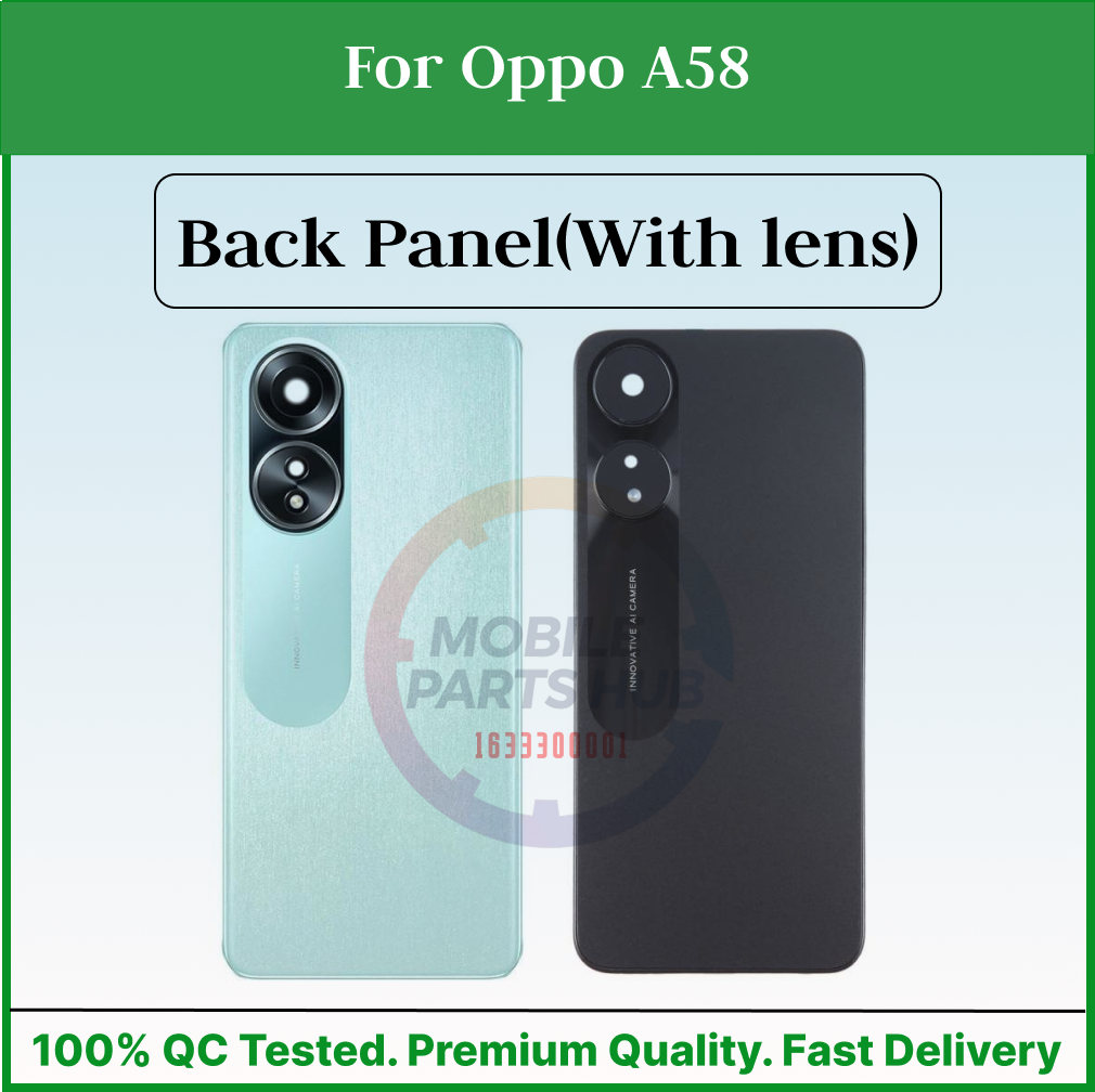 Oppo A58 Back Panel/Backshell/ Casing + With Camera Lens + Side Buttons With Logo-All Colors Available Mobile Parts & Accessories Price in Bangladesh - Mobile.com.bd