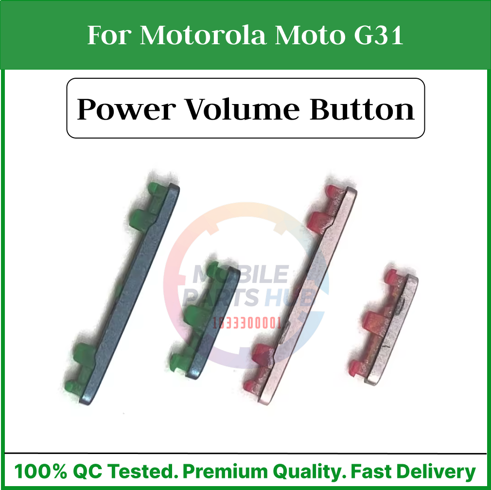 Compatible with For Motorola Moto G31 External Side Buttons Power On Off + Volume Control Button Outside Side Keys Mobile Parts & Accessories Price in Bangladesh - Mobile.com.bd