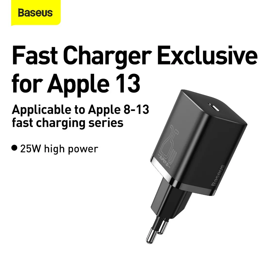 Baseus USB C Charger 25W Support Type C PD Fast Charging Portable Phone Charger For S20 S21 Ultra Tablet Chargers Adapters Price in Bangladesh - Mobile.com.bd