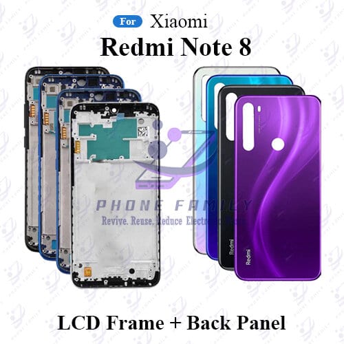 ForXiaomi Redmi Note 8 Full Body Housing (LCD Frame + Back Panel Without Camera Glass ) - Price in Bangladesh