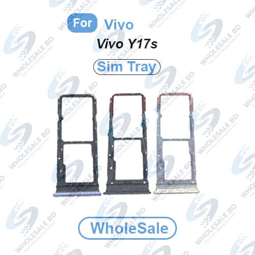 Vivo Y17s SIM Tray Replacement Slot Holder Sim Slot /SD Card Tray /Holder Card compatible with Sim Ejector Pin Replacement Parts (Wholesale) Sim Card Tray Price in Bangladesh - Mobile.com.bd
