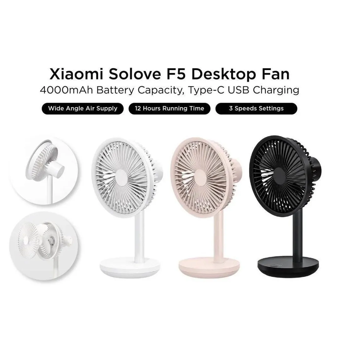 Solove Desktop Stand Fan F5 - White - Price in Bangladesh