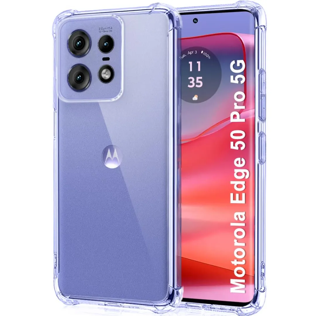 Motorola Edge 50/ Edge 50 Pro Back Cover Premium Case For – Slim Soft Tpu Case, Anti-Scratch Cover With Four-Corner Protection Raised Camera Guard For Moto Edge 50 Pro Phone Cases & Covers Price in Bangladesh - Mobile.com.bd