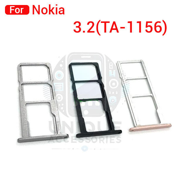 Nokia 3.2 TA-1156 TA-1159 TA-1164 Sim Tray Micro SD Card Slot with Sim Ejector Pin Replacement Parts - Price in Bangladesh