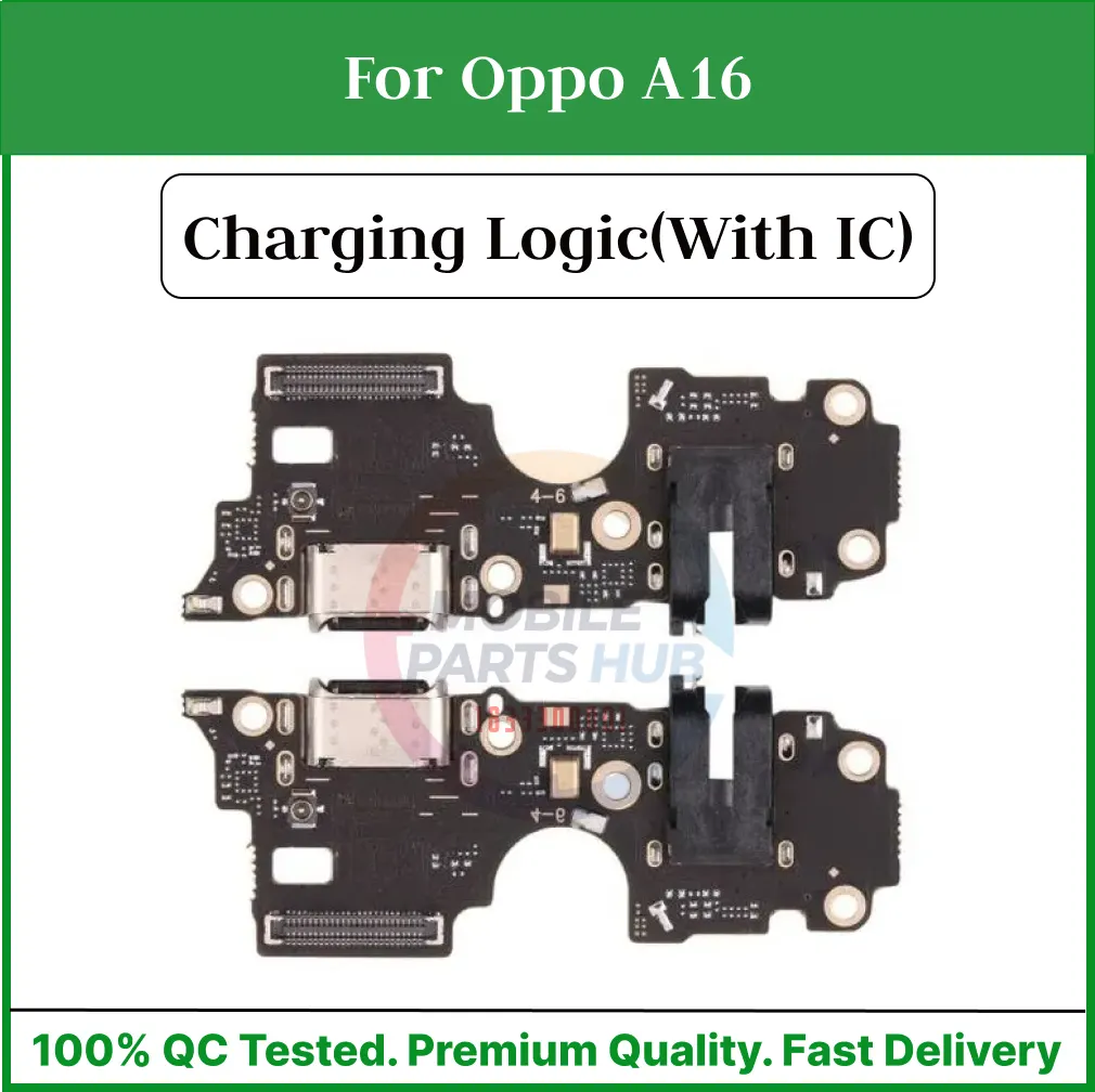 Charging Logic Board For Oppo A16 Charging Port USB Plug PCB Dock Connector Spare parts Charging Port Parts Price in Bangladesh - Mobile.com.bd
