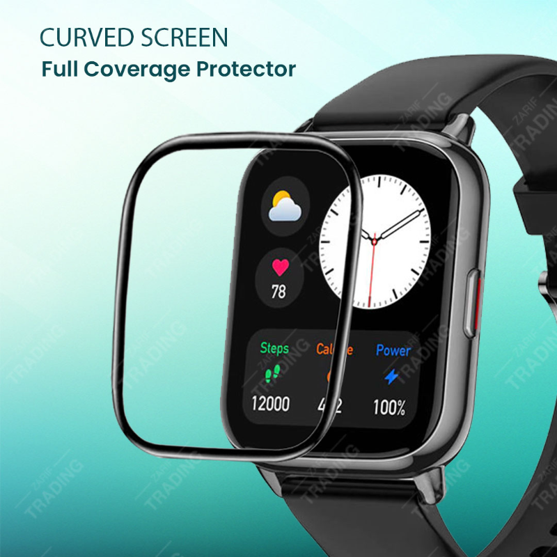 Amazfit Pop 2 Full Coverage Plastic Screen Protector Screen Protectors Price in Bangladesh - Mobile.com.bd