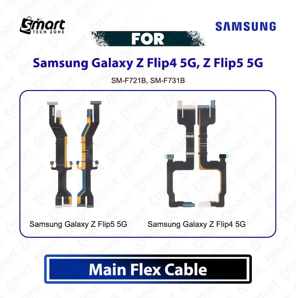 Samsung Galaxy Z Flip4 5G, Z Flip5 5G Main Board Motherboard Connector Flex Cable Ribbon PCB Board Replacement Repair Spare Part For SM-F721B, SM-F731B Price in Bangladesh - Mobile.com.bd