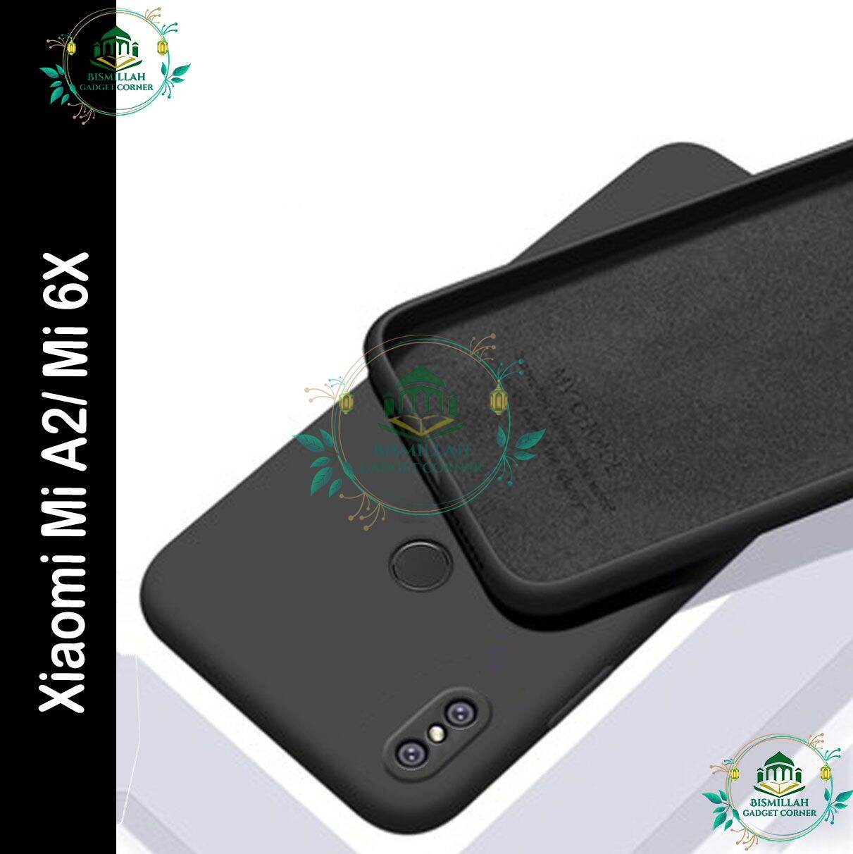Premium Liquid Silicone Phone case for Xiaomi Mi A2 / Mi 6X Liquid Silicon Mobile Back Case Soft Silicone Phone Cover