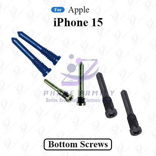 For Apple iPhone 15 New Bottom Screw Pentalobe Dock Connector Screw Replacemnt Parts Charging Logic Board Price in Bangladesh - Mobile.com.bd