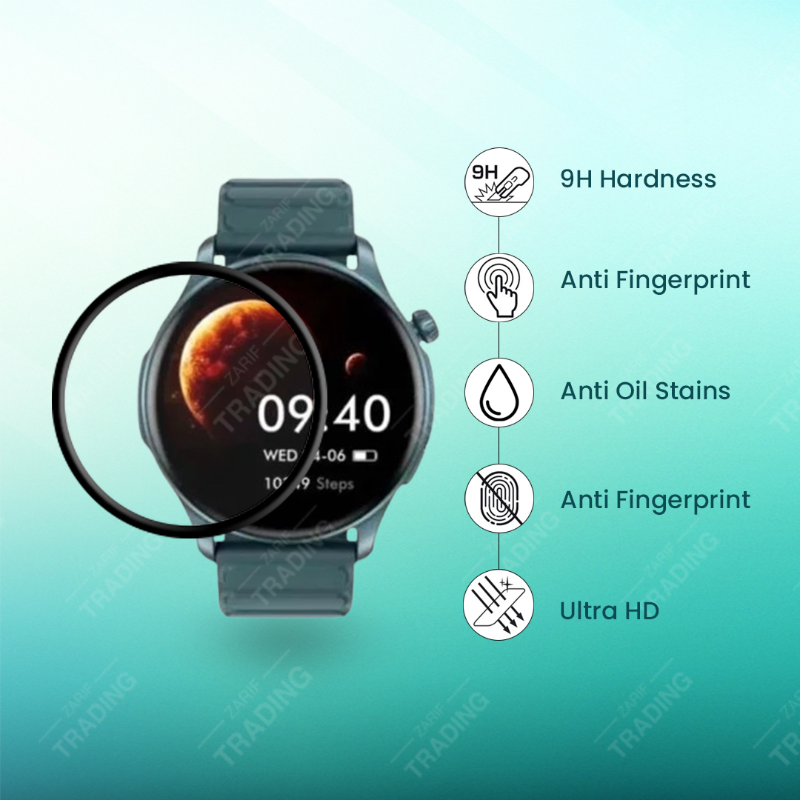 ZEBLAZE BTALK 3 PRO Screen Protector Full Coverage Anti Scratch Anti Fingerprint Automatic Scratch Repair Easy Install Screen Protectors Price in Bangladesh - Mobile.com.bd