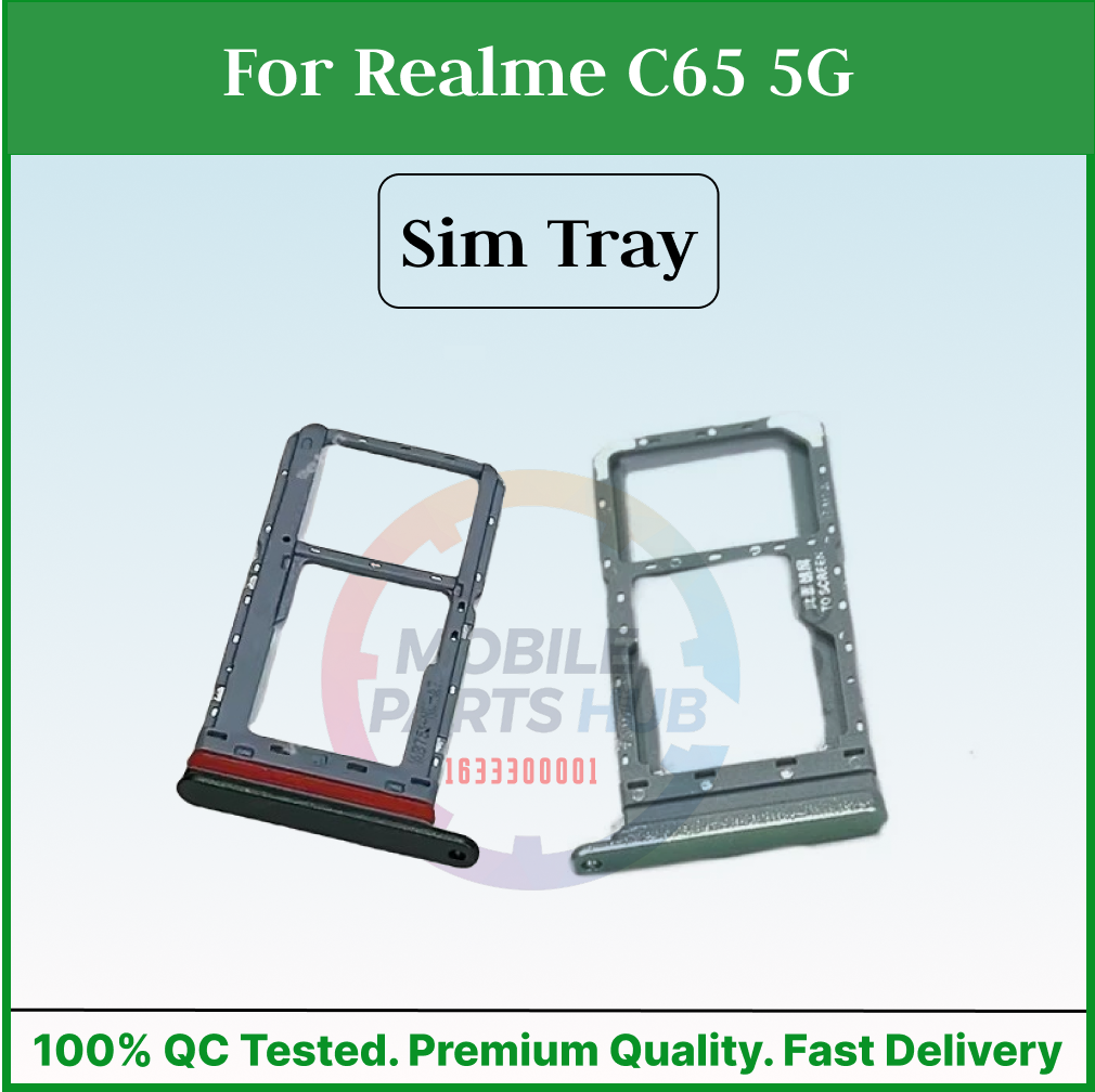 Realme C65 5G Sim Tray Micro SD Card Slot with Sim Ejector Pin Replacement Part Mobile Parts & Accessories Price in Bangladesh - Mobile.com.bd