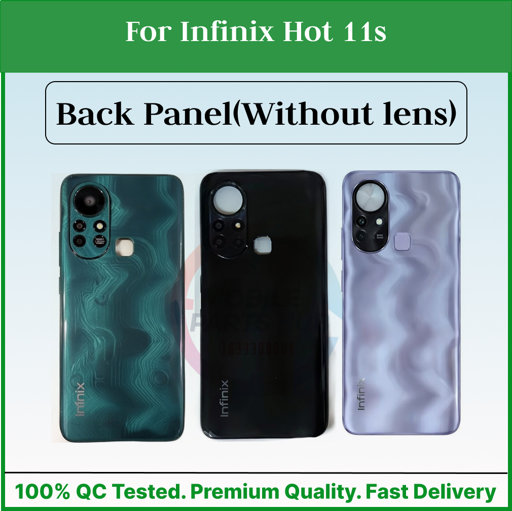 Infinix Hot 11s X6812 Back Panel/Backshell/ Casing + Side Buttons With Logo-All Colors Available Mobile Parts & Accessories Price in Bangladesh - Mobile.com.bd