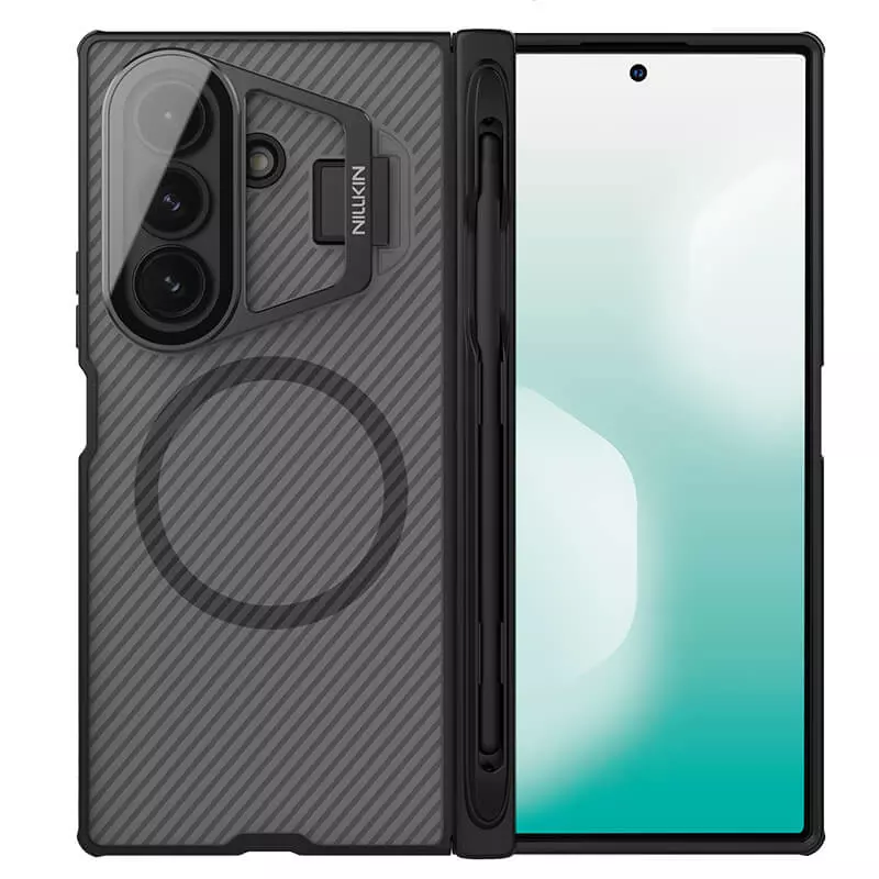 Samsung Galaxy Z Fold 7 (Fold 7 5G) Nillkin Camshield Prop Magnetic Transparent Lens Guard Edition S-PEN Clear version Camera Protective Cover Case