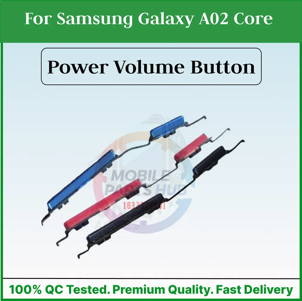 Compatible with Samsung Galaxy A02 Core A260 External Side Buttons Power On Off + Volume Control Button Outside Side Keys Mobile Parts & Accessories Price in Bangladesh - Mobile.com.bd