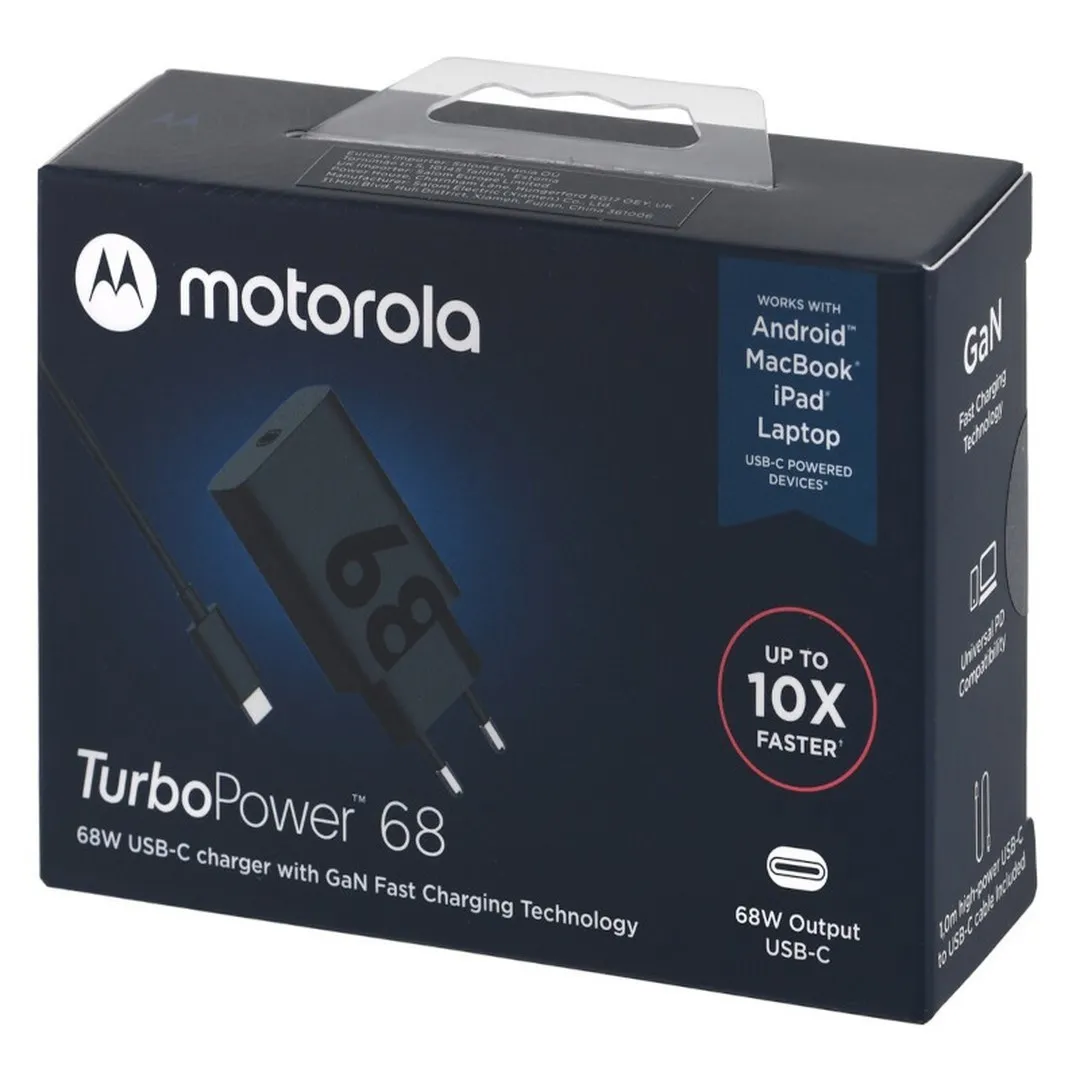 Motorola 68W USB-C Charger Chargers Adapters Price in Bangladesh - Mobile.com.bd