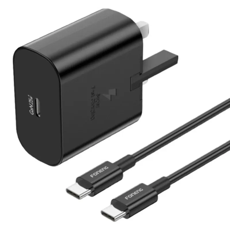 FONENG UK32 25W GaN USB-C Wall Charger With Type-C Cable - Price in Bangladesh