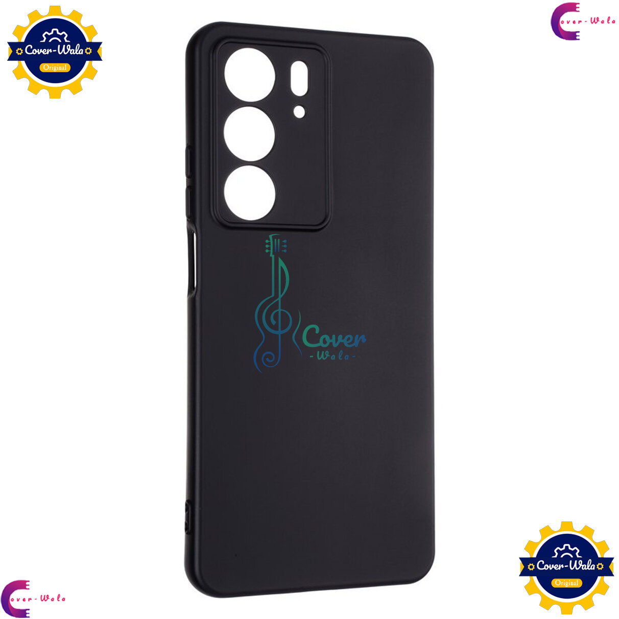 Transparent Back Clear Cover case + Xundd Protective Cover + Silicone Back Cover With Camera Protection Specially Designed For Realme C75 4G Back Cover.