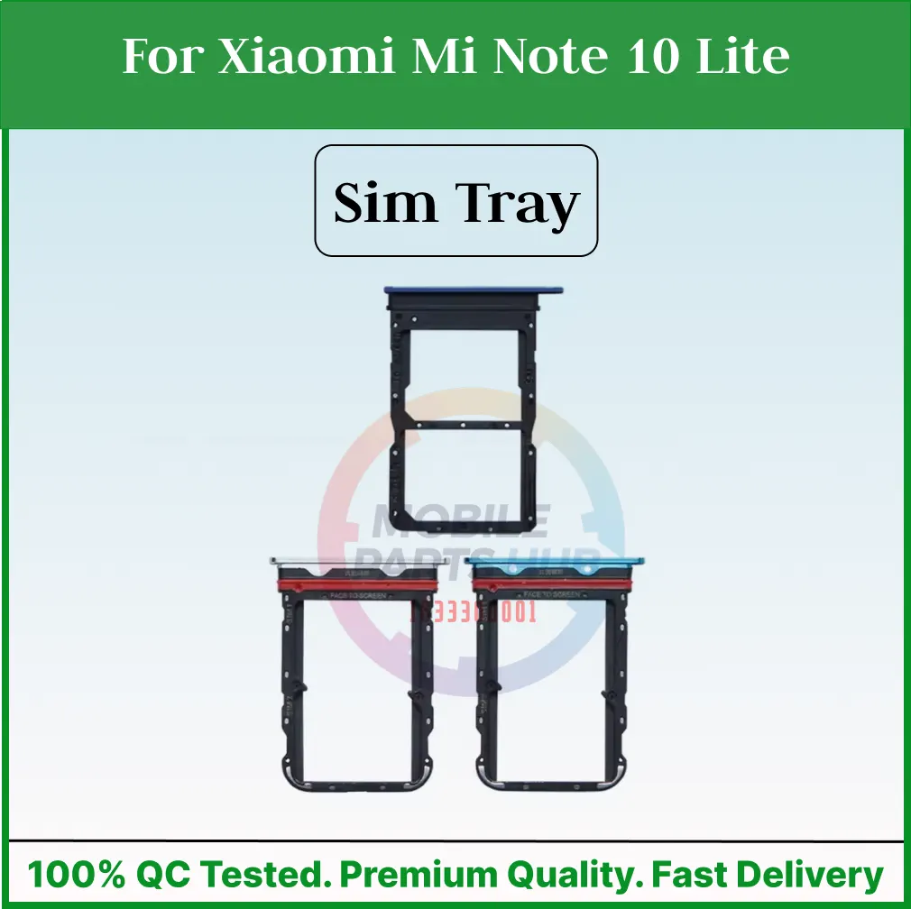 For Xiaomi Mi Note 10 Lite Sim Slot /SD Card Tray /Holder Card compatible - Price in Bangladesh