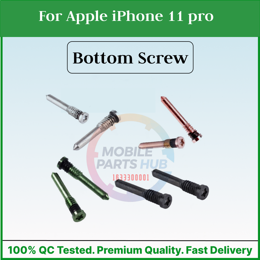 For Apple iPhone 11 Pro  New Bottom Screw Pentalobe Dock Connector Screw Replacemnt Parts Mobile Parts & Accessories Price in Bangladesh - Mobile.com.bd